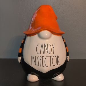 Rae Dunn gnome Halloween - Candy Inspector